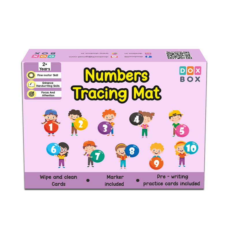 Numbers rewritable Flashcards / Tracing mats