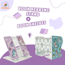Book Shelves + Book Reading Stand
