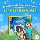JoGenii I Can Be an Explorer – Seek & Find Activity Kit (Age 4 to 99 Years) ,Fun & Educational Geography Game | No-Mess | STEM Learning | BIS Certified | Screen-Free Play