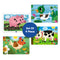 Mini Leaves Farm Animals 4 in 1 Jigsaw Wooden Puzzle