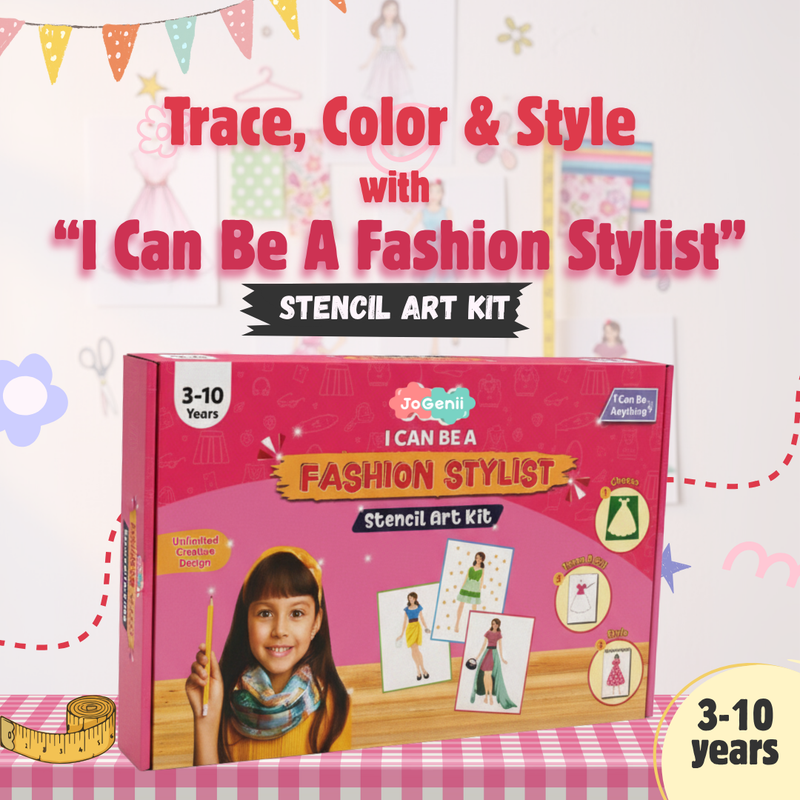JoGenii I Can Be a Fashion Stylist | Perfect Gift for Young Girls 3 to 10 years Old