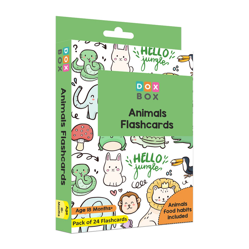 Animals Flash Cards - Pack of 24