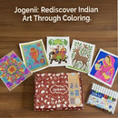 JoGenii Indian Art Forms Poster Coloring Kit
