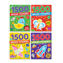 1500 Mosaic Stickers Books Pack - A Set of 4 Books  Sticker Book for Kids Age 4 - 8 years