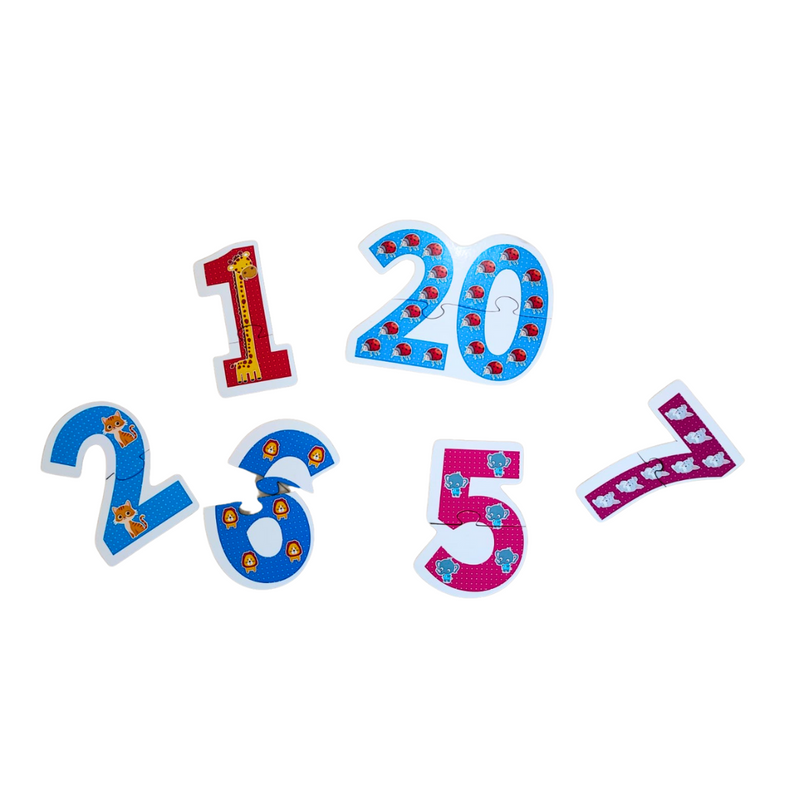 JoGenii 1-20 Counting Puzzle - Animal Edition