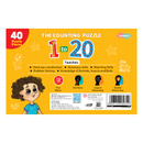 Gift Hamper for Toddler - 1-20 Counting Puzzle + Doodle Scribble Repeat