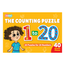 Gift Hamper for Toddler - 1-20 Counting Puzzle + Doodle Scribble Repeat