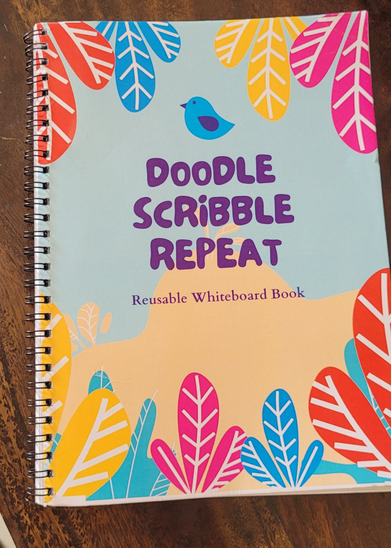 JoGenii Doodle Scribble Repeat - Reusable WhiteBoard Book