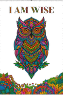 JoGenii Mandala Affirmations Poster Coloring Kit – Animal Theme