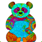 JoGenii Mandala Affirmations Poster Coloring Kit – Animal Theme
