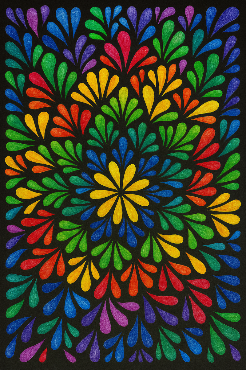 JoGenii Zentangle Doodle Poster Coloring Kit