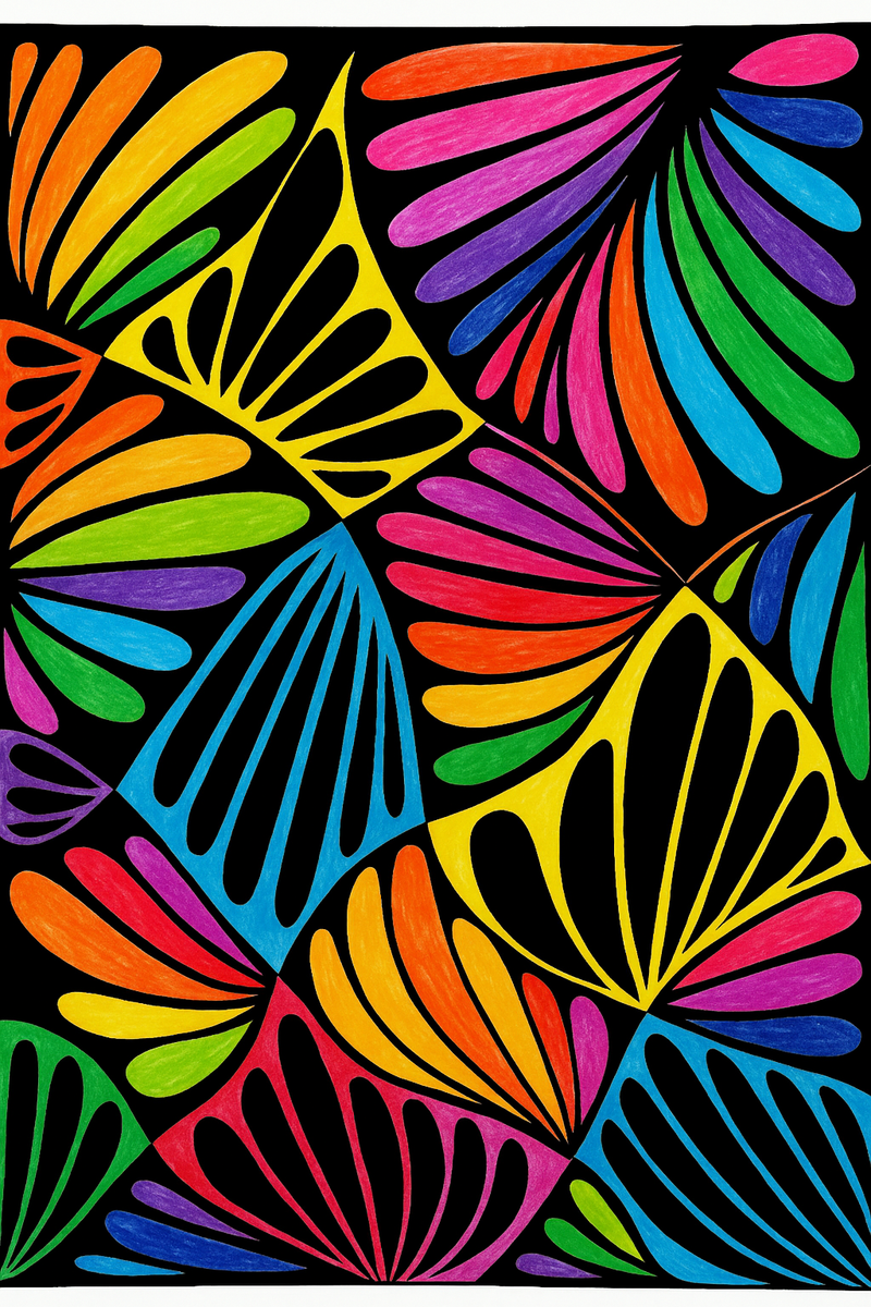 JoGenii Zentangle Doodle Poster Coloring Kit