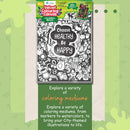 PEPPLAY VELVET COLOURING POSTERS - COLOURFUL HEALTH