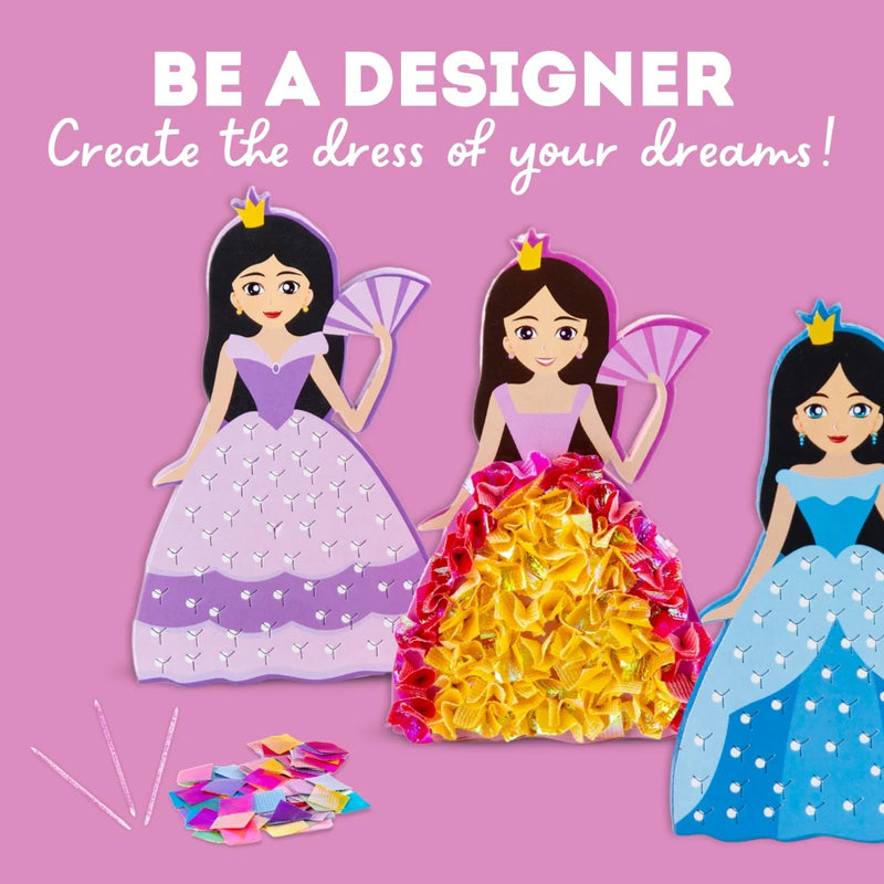 DIY Princess Poking Gown Kit - I Can Be a Designer - Pack of 1 (Random)