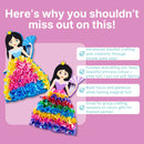 DIY Princess Poking Gown Kit - I Can Be a Designer - Pack of 1 (Random)