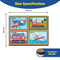 Mini Leaves Four 4 Piece Vehicle Wooden Puzzle-Set of 4 Chunky Vehicle Jigsaw Puzzle