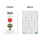 Fruits and Vegetables Flashcards- Pack of 24