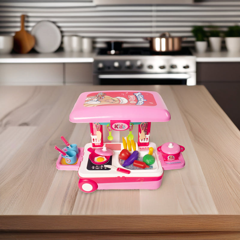 Toy chef travel kitchen set cheap
