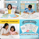 JoGenii Summer Activity Book - 60+ pages of Screen-Free Fun, Learning, Creativity - Digital Download pdf