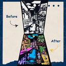 PEPPLAY VELVET COLOURING POSTERS - CITY ON WATER