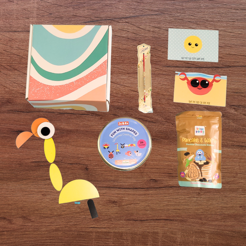 Rakhi Gift Hamper for Kids - Healthy Eating, Healthy Play - Toy & Pancake Mix