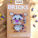 Mini Animal Lego Micro Building Blocks Set 3D Model Animal Educational Construction Toy Building Blocks (Bricks) – 2-Inch Cartoon Animal Toy Set for Kids | Birthday Return Gift & Desk Decor Idea - BUY 3 GET 1 FREE