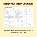 JoGenii DIY 3D Popup Doll House – I Can Be a Home Stylist | 3D Popup Book | Trave-Friendly Busy Book | Pretend Play | Perfect Gift for Girls and Boys (4 - 10 Years)