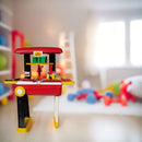 Deluxe Tool Work Bench Convertible Suitcase Portable Role Play Toy Set With Accessories,Multi Uses Birthday Gift For Friends