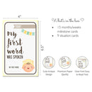 Baby Milestones Flashcards -Pack of 24