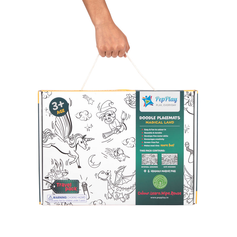 Pepplay doodle placemats- magical land