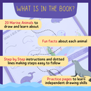 PepPlay Step by Step Drawing Book - Mystical Marine Life