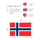 Flags part 2 Flashcards- Pack of 24