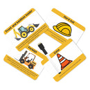 Construction Tools and Vehicles Flash Cards- Pack of 20