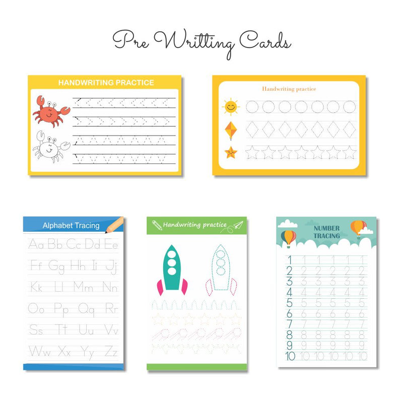 Lowercase abc rewritable Flashcards / Tracing mats