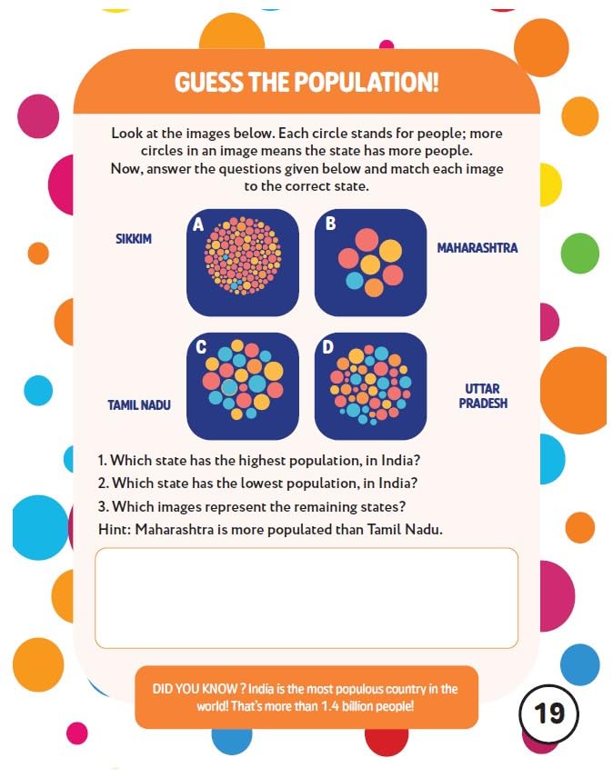Hello India! Fun India Activity Book: States And Union Territories