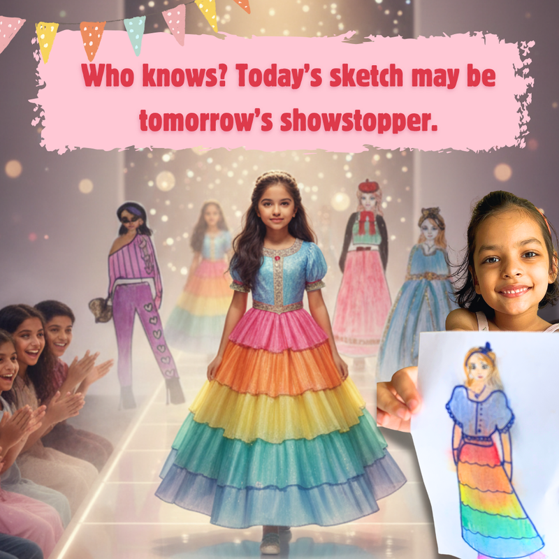 JoGenii I Can Be a Fashion Stylist | Perfect Gift for Young Girls 3 to 10 years Old