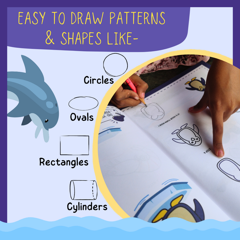 PepPlay Step by Step Drawing Book - Mystical Marine Life