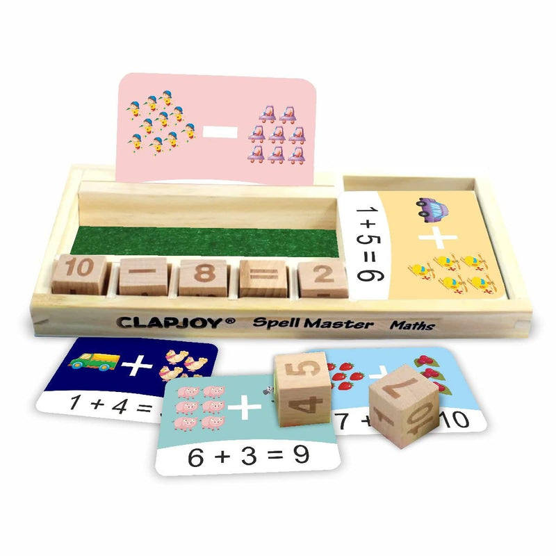 Clapjoy Maths Master and Spell Master Combo for kids of age 2 years and Above