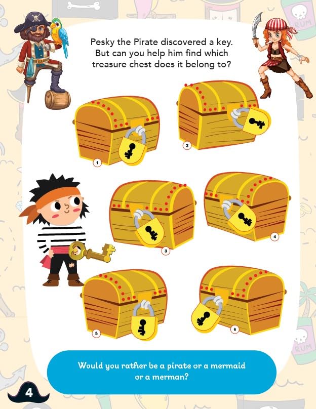 Pirates & Mermaids: Best Friends Forever Activity Book