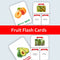 Clapjoy Double Sided Flash Cards for Kids (Z3- Fruits, Vegetable & Bird)