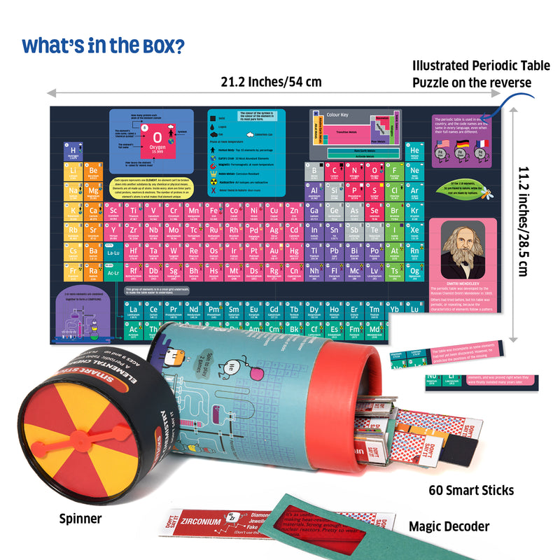 Smart Sticks- Elemental Chemistry STEM Game & Puzzle