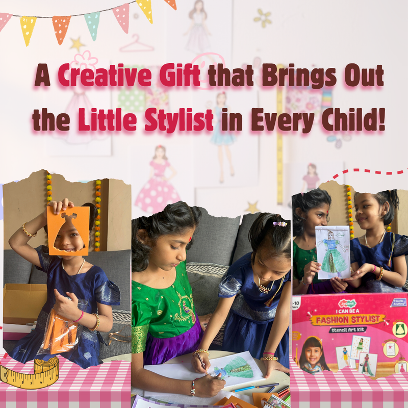 JoGenii I Can Be a Fashion Stylist | Perfect Gift for Young Girls 3 to 10 years Old