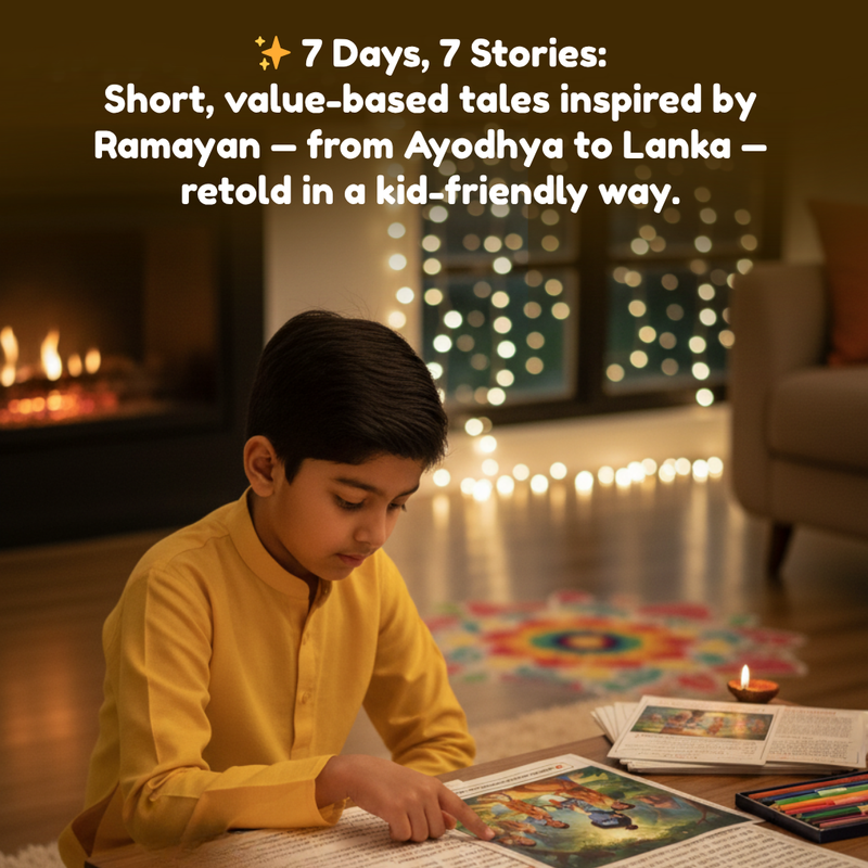 Ramayana Trails: 50+ Pages of Stories, Art, Science and Fun - Download Printable Digital Product (50+ pages)