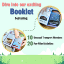 JoGenii I Can Be a Transport Engineer – 3D Foam Model Kit – Educational Miniature Models Kit with Knowledge Book, Indoor games toys gift for 3 4 5 6 7-8 8-10 year old girl or boy, unique engaging puzzles