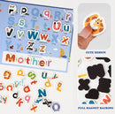 Magnetic Alphabet Letters Set – 78 PCS Animal-Themed Upper & Lowercase for Kids