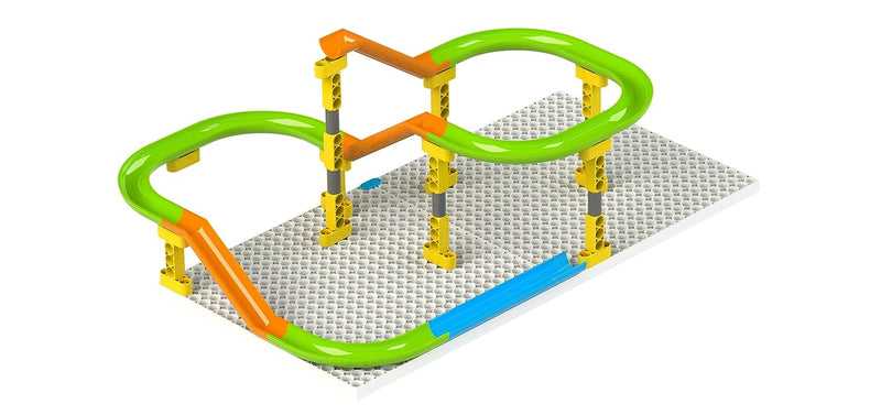 Marble Run-1 Plastic Marble Tracks for Kids | STEM Toy | 118 Pieces| 4+ Models