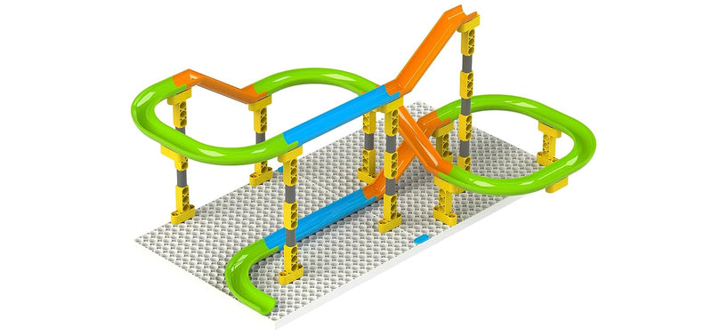 Marble Run-1 Plastic Marble Tracks for Kids | STEM Toy | 118 Pieces| 4+ Models
