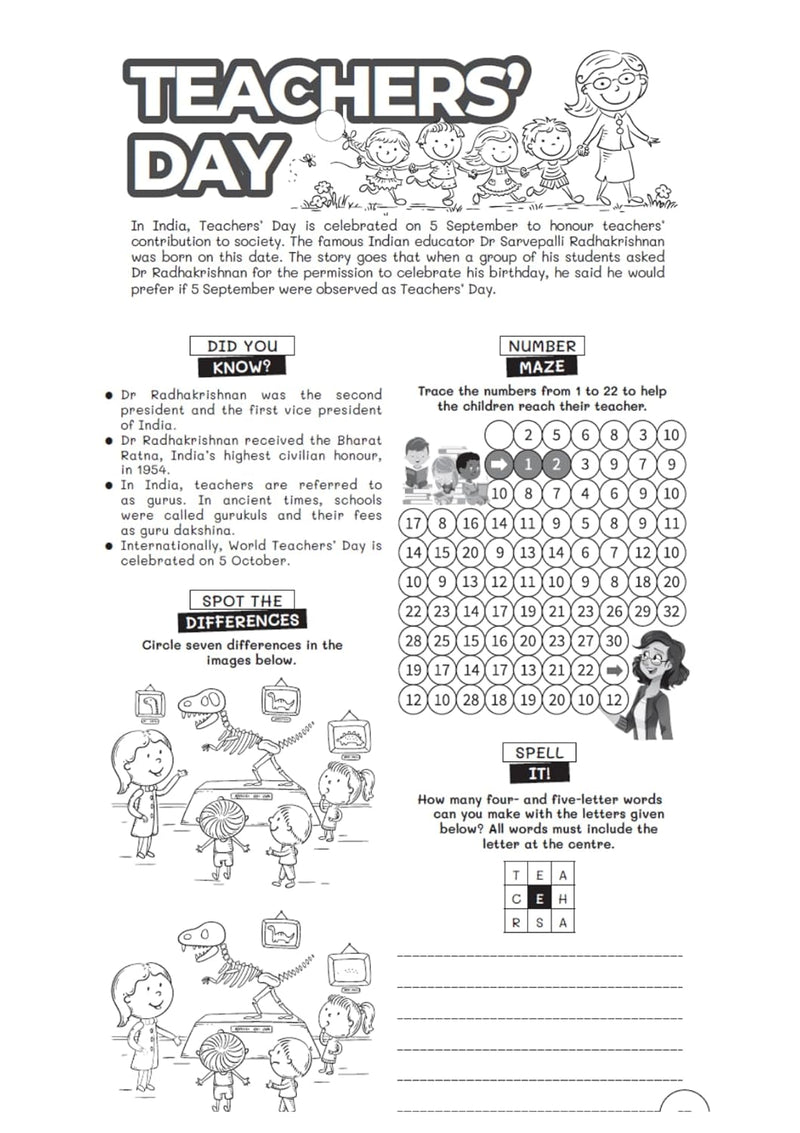 Festivals and Celebrations of India: Activity Book