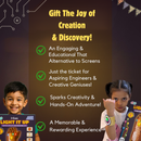 JoGenii's I Can Light It Up - Paper Circuit DIY Kit | Contains 6 DIY projects | Science meets Craft | Includes 2 DIY Superhero Accessories