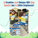 JoGenii I Can Be a Transport Engineer – 3D Foam Model Kit – Educational Miniature Models Kit with Knowledge Book, Indoor games toys gift for 3 4 5 6 7-8 8-10 year old girl or boy, unique engaging puzzles